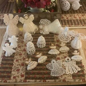Crochet Angel Bell Christmas Ornaments
